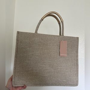 Just Fab neutral large shoulder bag new with tags